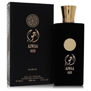 Ajwaa Oud by Nusuk Eau De Parfum Spray (Unisex) 3.4 oz